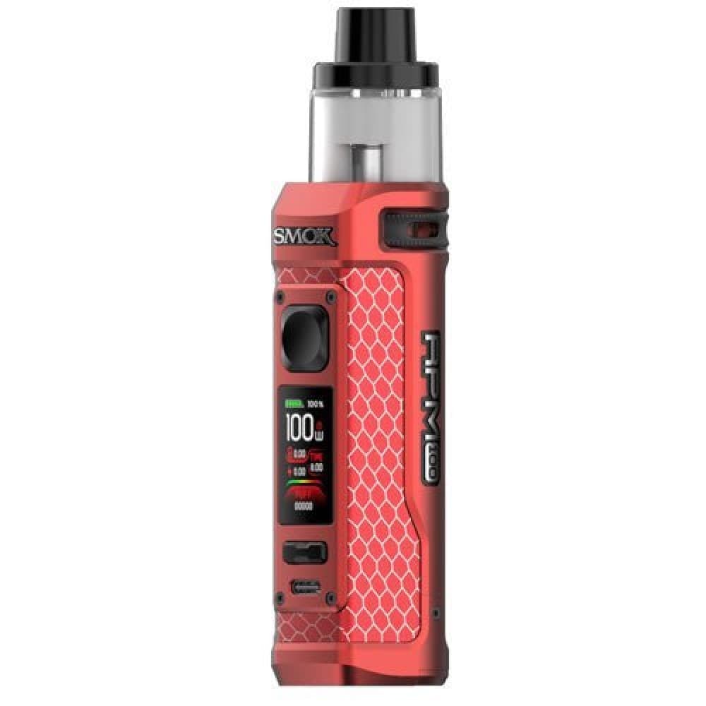  Matt Red Smok Rpm100 Vape Kit