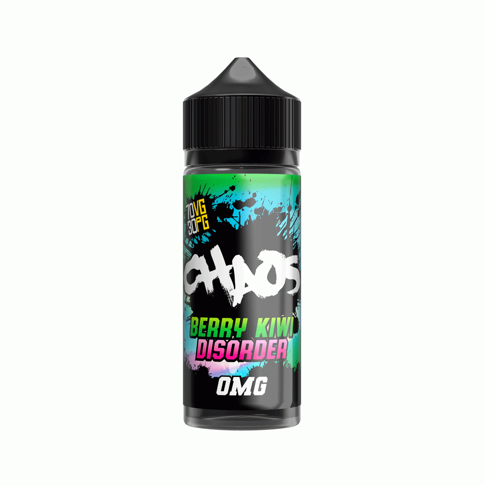  Berry Kiwi Disorder Chaos Shortfill 100ml E-Liquid | 0mg | Wolfvapes