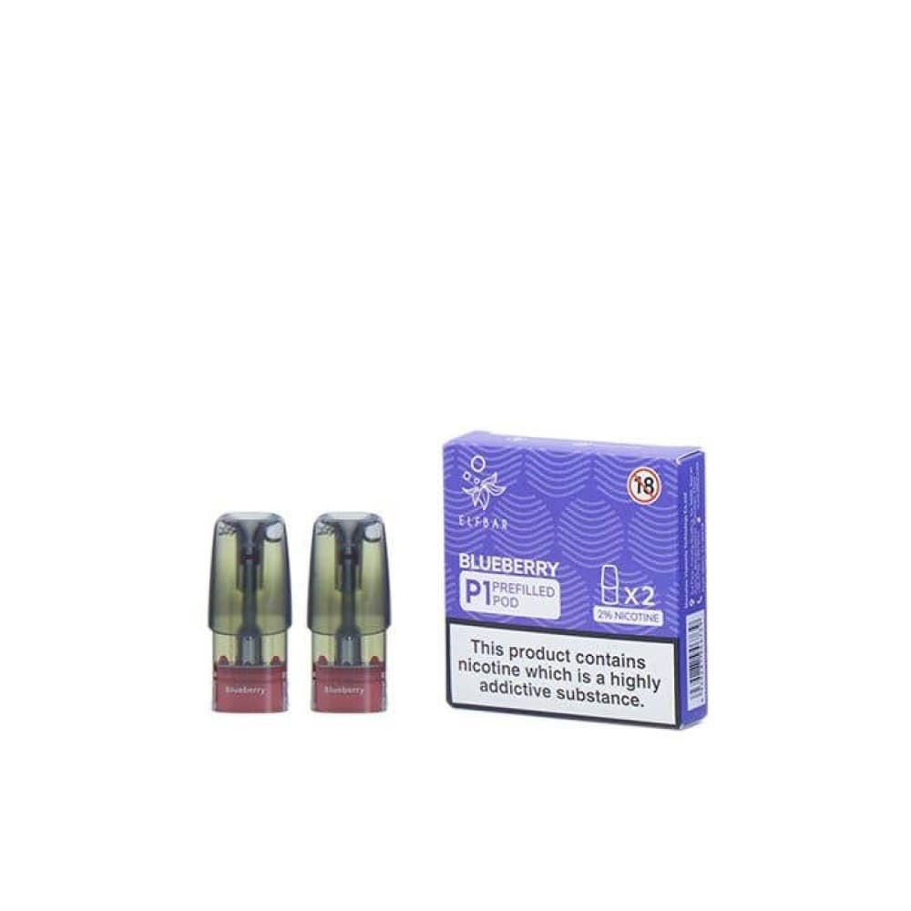  Bluberry Elf Bar P1 Pre-filled E-liquids Pods