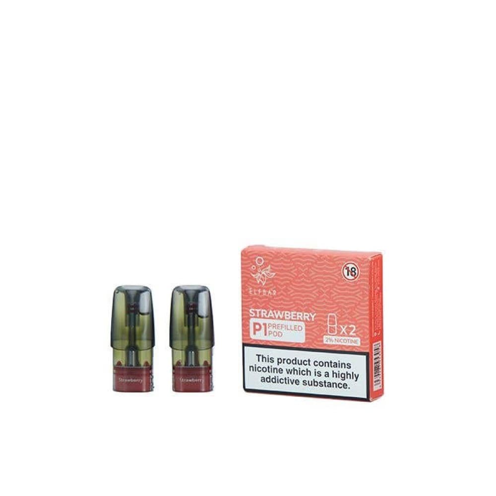  Strawberry Elf Bar P1 Pre-filled E-liquids Pods