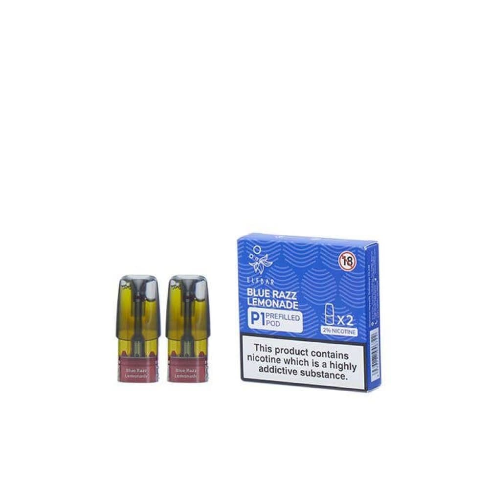  Blue Razz Lemonade Elf Bar P1 Pre-filled E-liquids Pods