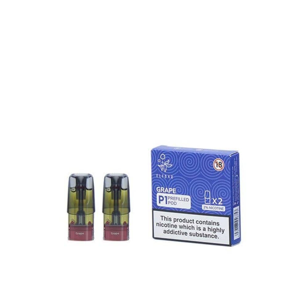  Grape Elf Bar P1 Pre-filled E-liquids Pods