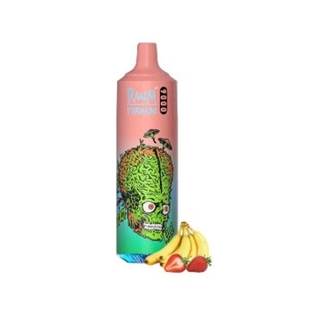  Strawberry Banana R and M Tornado 9000 Prefilled Vape Kit