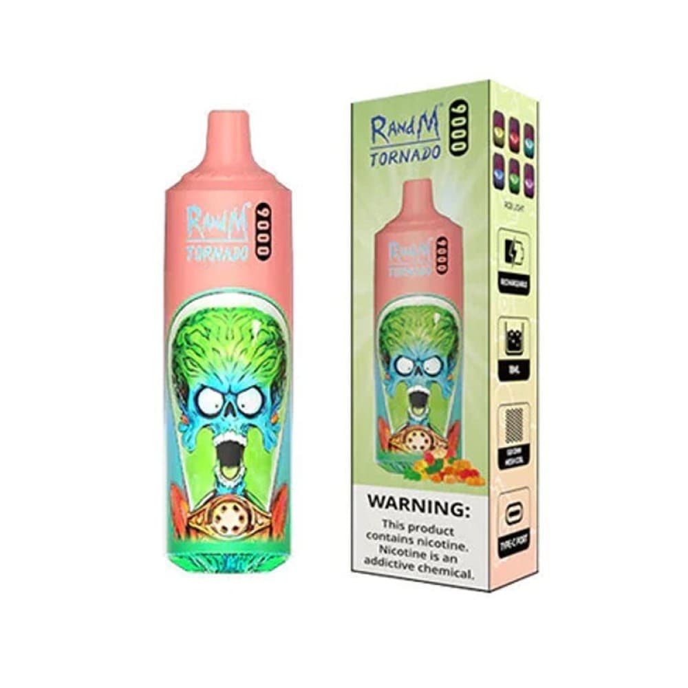  Gummy bear R and M Tornado 9000 Prefilled Vape Kit