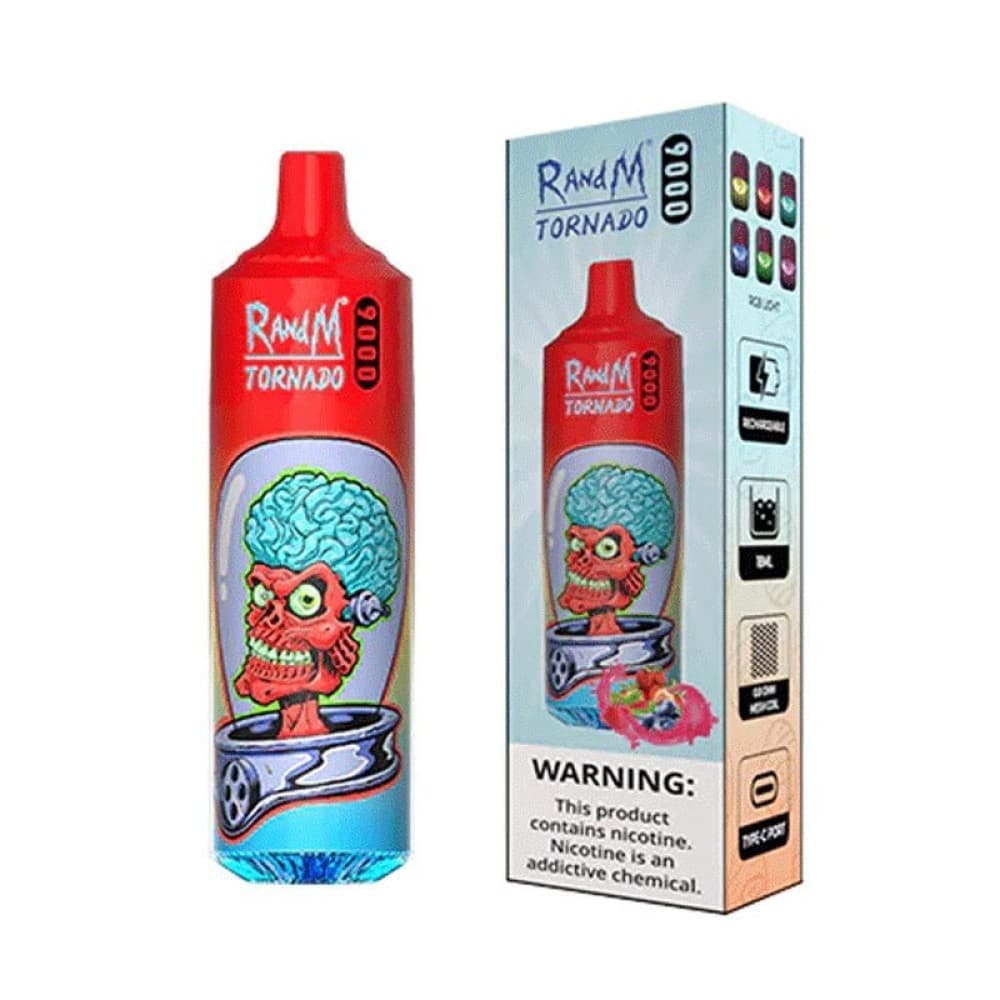  Mixed Berries R and M Tornado 9000 Prefilled Vape Kit