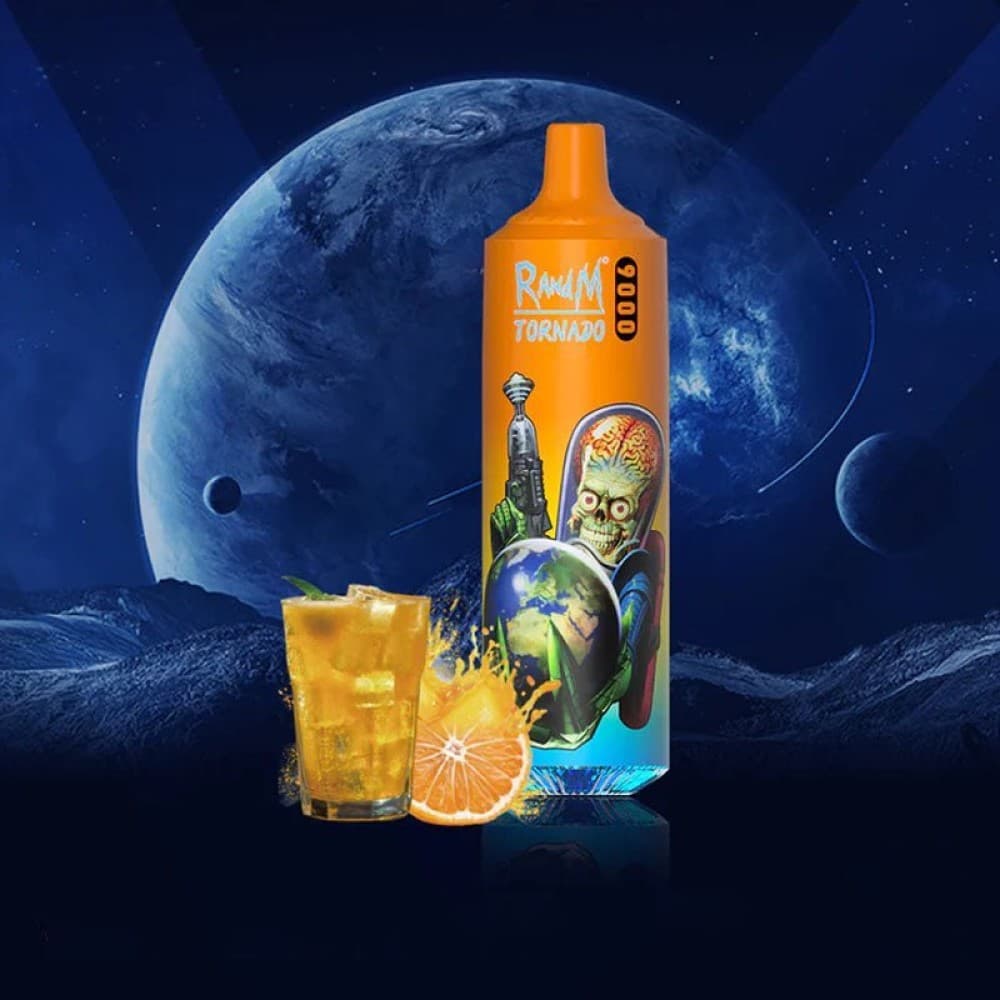  Orange Soda R and M Tornado 9000 Prefilled Vape Kit