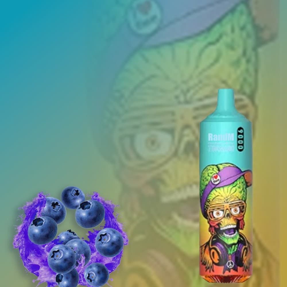  Bluelicious Ice R and M Tornado 9000 Prefilled Vape Kit