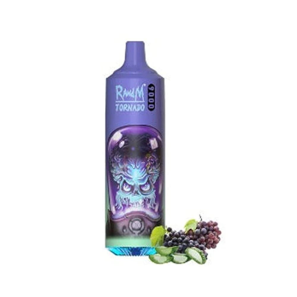  Grape R and M Tornado 9000 Prefilled Vape Kit