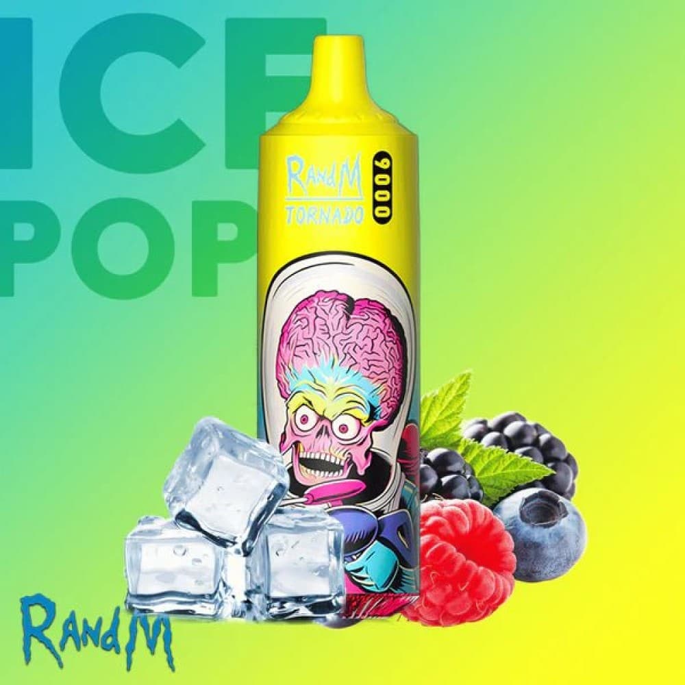  Ice Pop R and M Tornado 9000 Prefilled Vape Kit