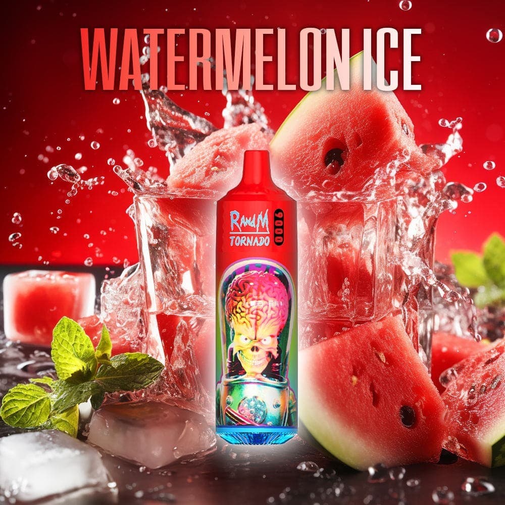  Watermelon Ice R and M Tornado 9000 Prefilled Vape Kit