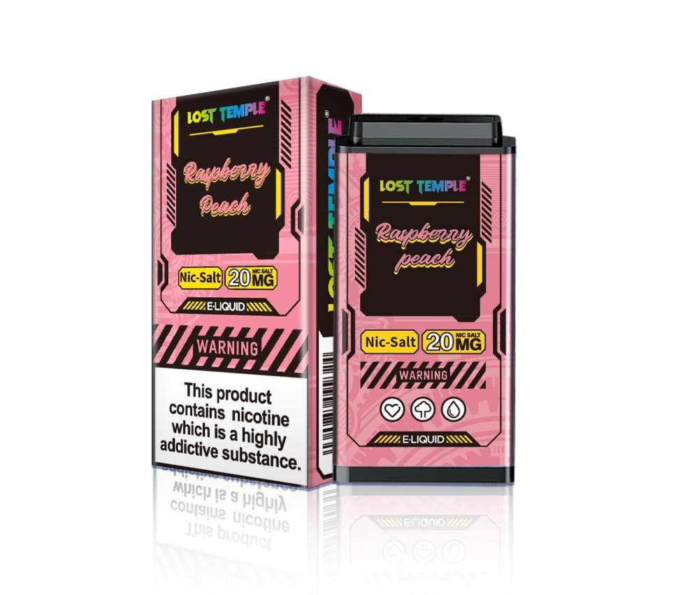  Raspberry Peach / 1000 PUFFS Lost Temple Replacement Pods