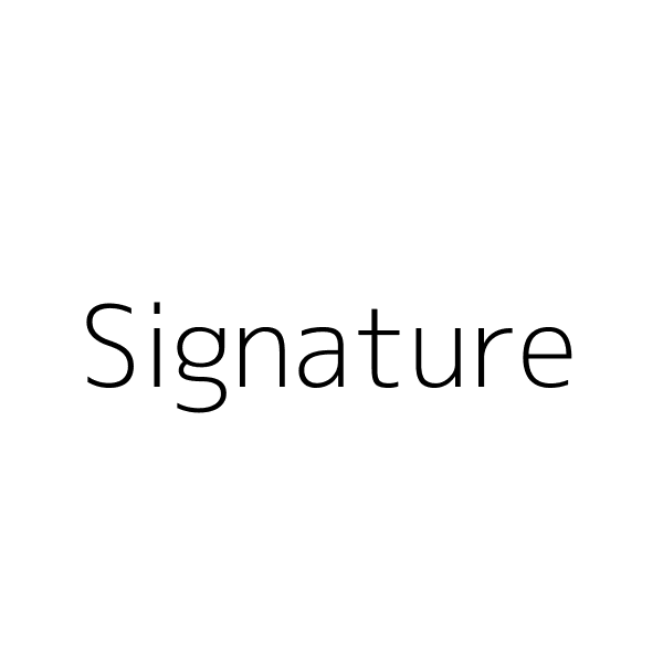 Signature