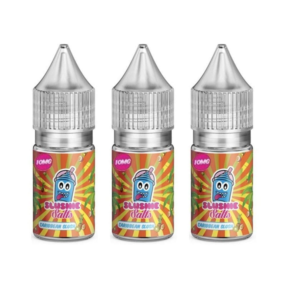 Caribbean Slush Nic Salt by Slushie E Liquid | 3 Pack 10ml | Wolfvapes