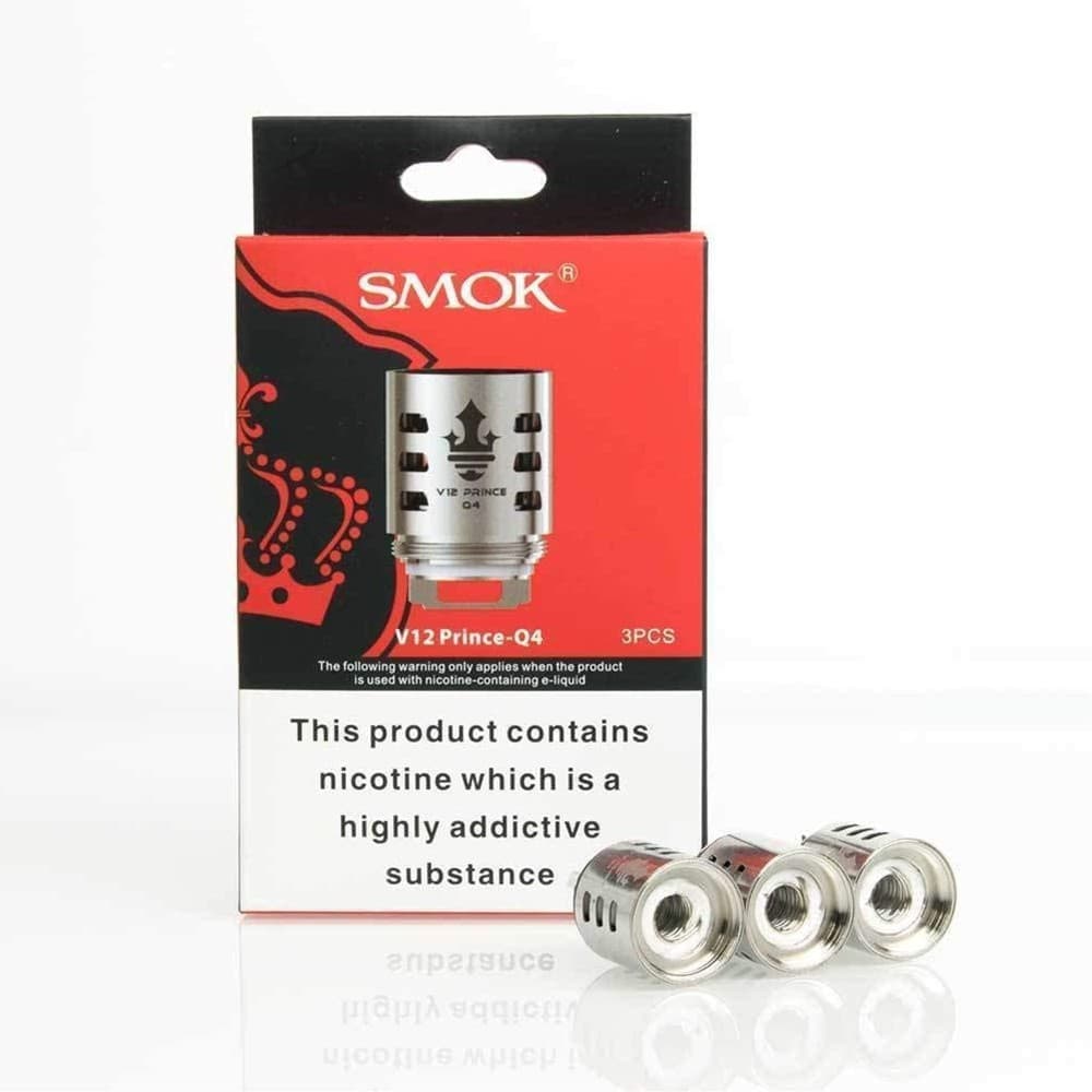 Smok TFV12 Prince Q4 Coils 0.4 Ohm | 3 Pack | Wolfvapes