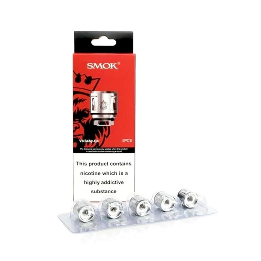 Smok V8 Baby Q4 Coil 0.4ohm | 5 Pack | Wolfvapes