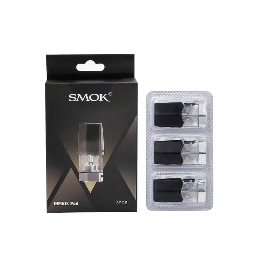 Authentic Smok Infinix Pod Replacement Pods | 3 Pack | Wolfvapes
