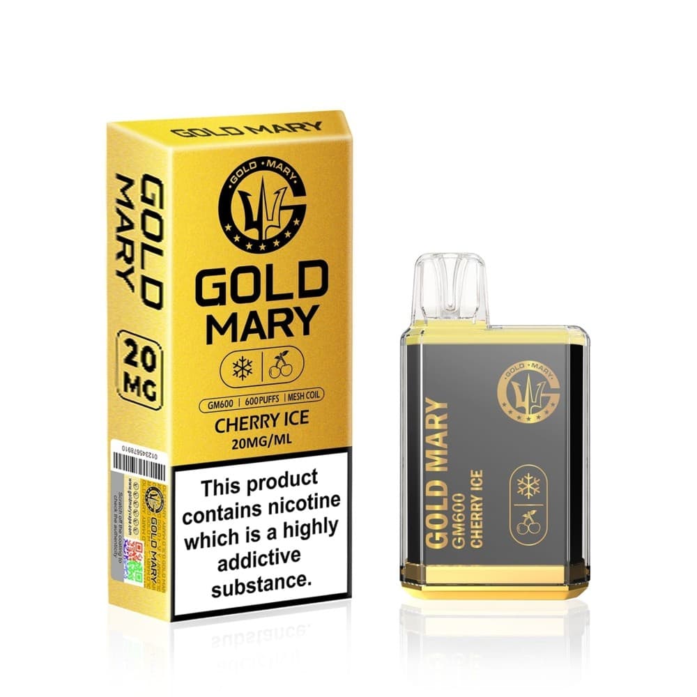 Gold Mary GM600 Vape Puff Bar Kit - Box of 10