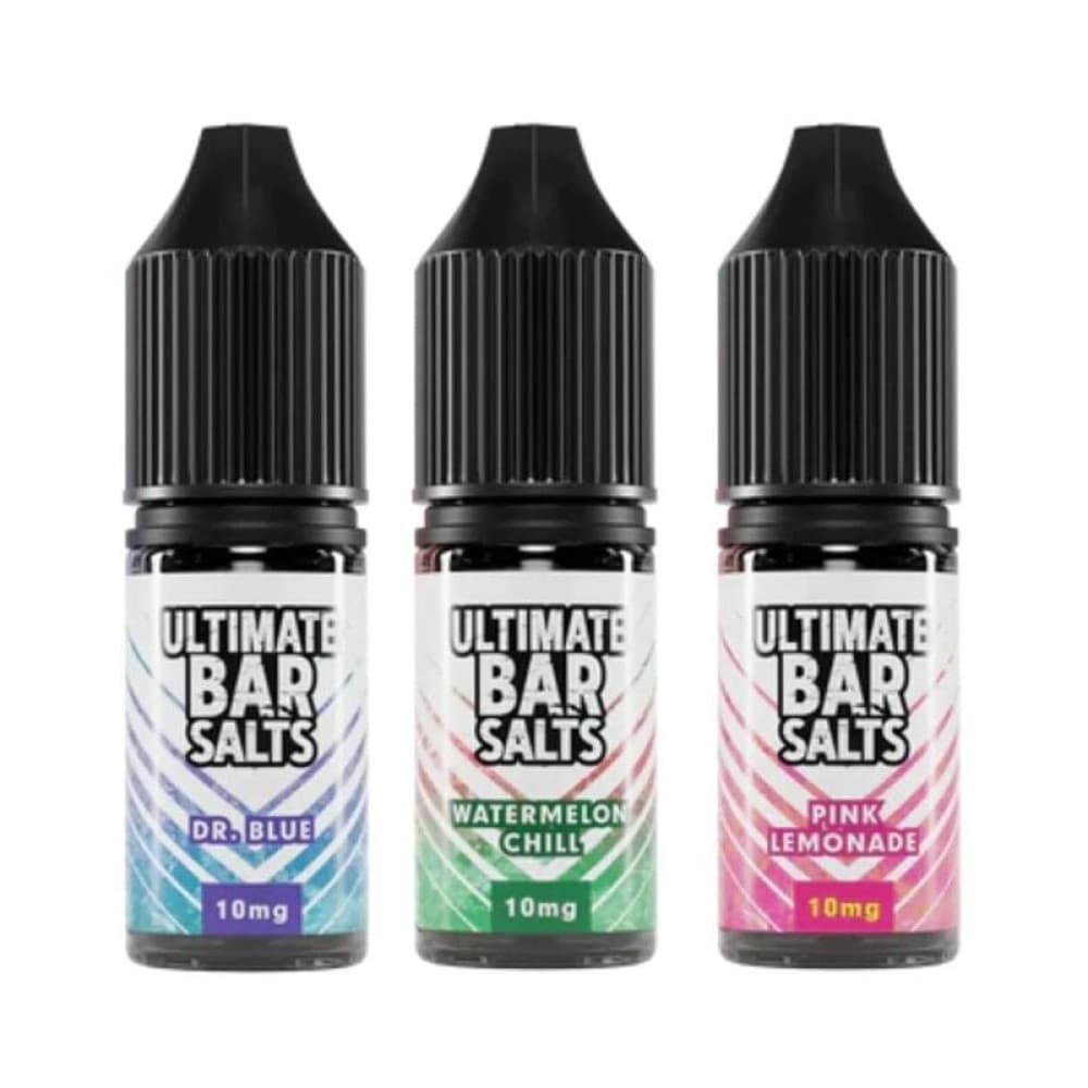 Ultimate Bar Salt E-liquids Nic Salts-10ml- Box of 10