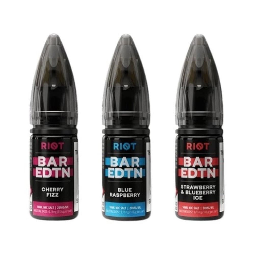 Riot Squad Bar Edition E-liquids Nic Salt 10ml- Box of 10