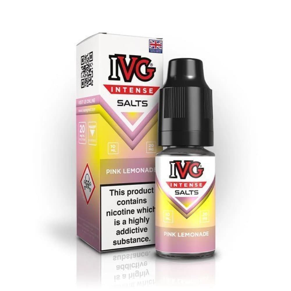 Pink Lemonade / 10mg IVG Intense Nic Salts 10ml E-Liquid - Box of 10