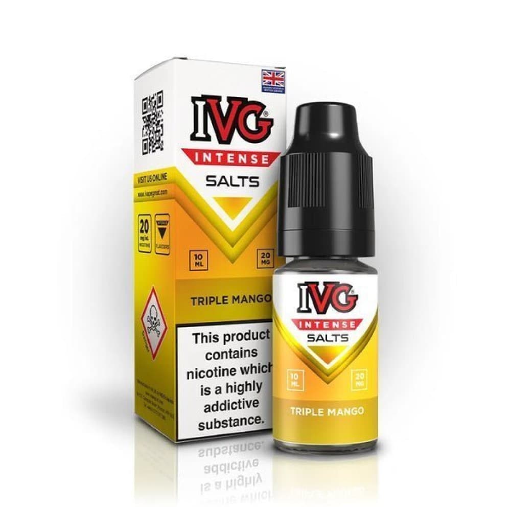 Triple Mango / 10mg IVG Intense Nic Salts 10ml E-Liquid - Box of 10