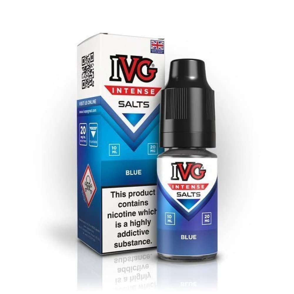 Blue / 10mg IVG Intense Nic Salts 10ml E-Liquid - Box of 10