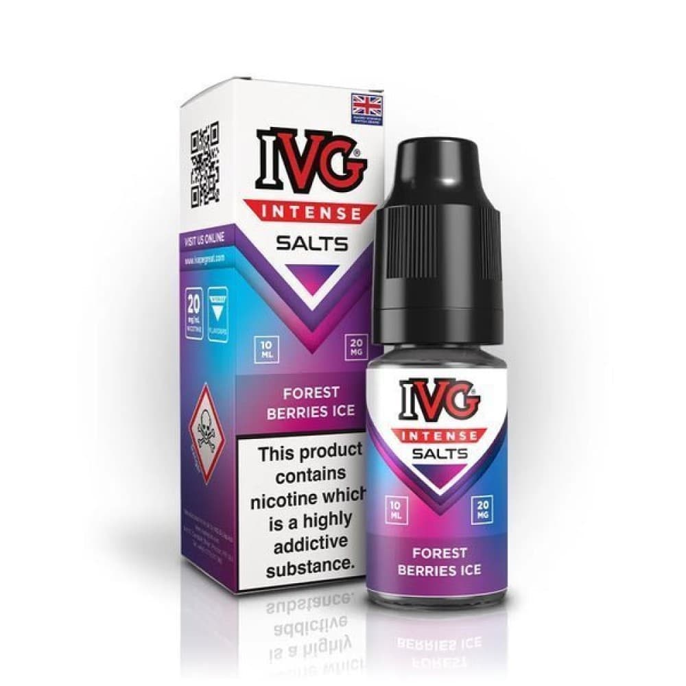 Forest Berries Ice / 10mg IVG Intense Nic Salts 10ml E-Liquid - Box of 10