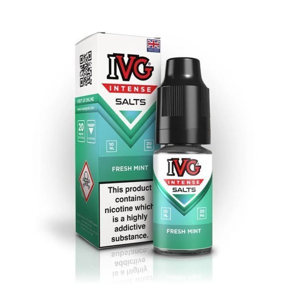 Fresh Mint / 10mg IVG Intense Nic Salts 10ml E-Liquid - Box of 10