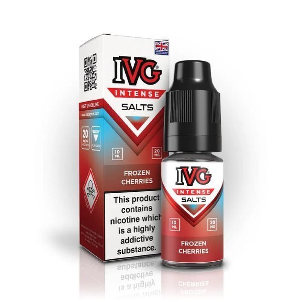 Frozen Cherries / 10mg IVG Intense Nic Salts 10ml E-Liquid - Box of 10