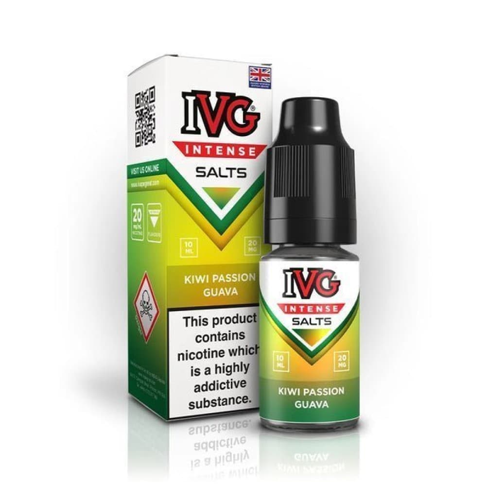 Kiwi Passionfruit Guava / 10mg IVG Intense Nic Salts 10ml E-Liquid - Box of 10