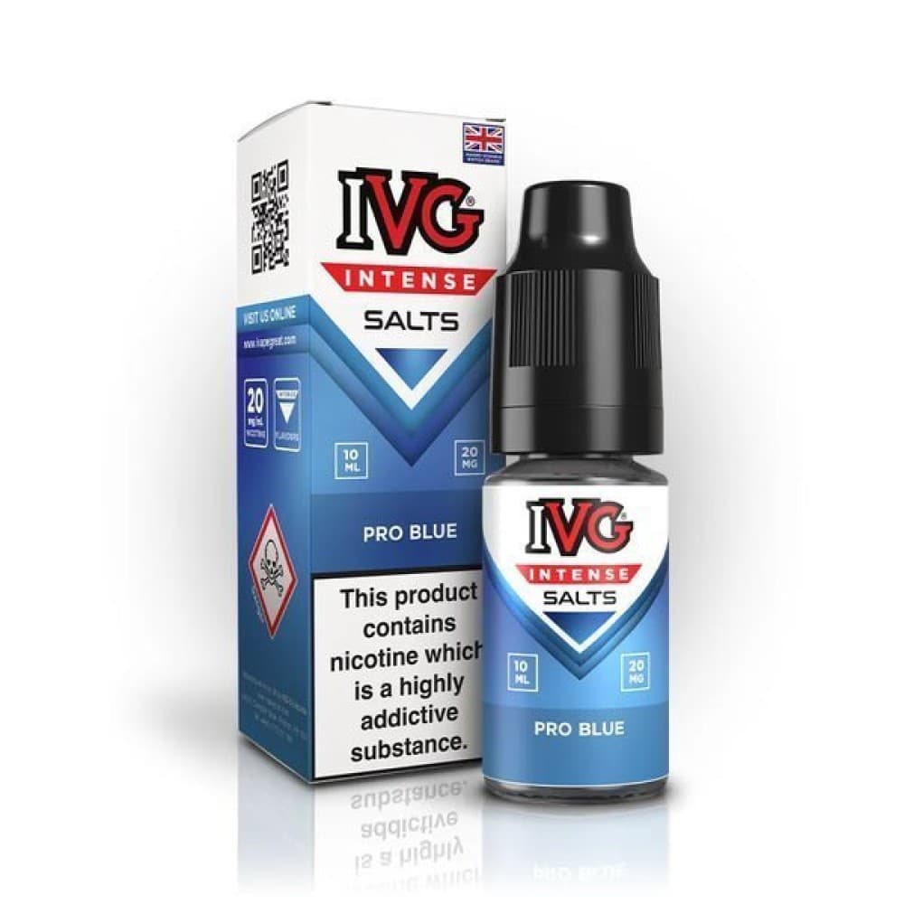 Pro Blue / 10mg IVG Intense Nic Salts 10ml E-Liquid - Box of 10