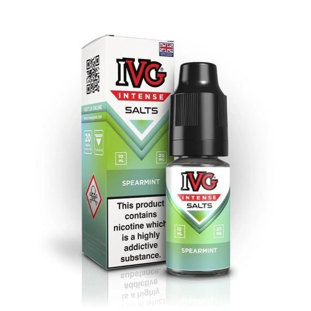 Spearmint / 10mg IVG Intense Nic Salts 10ml E-Liquid - Box of 10