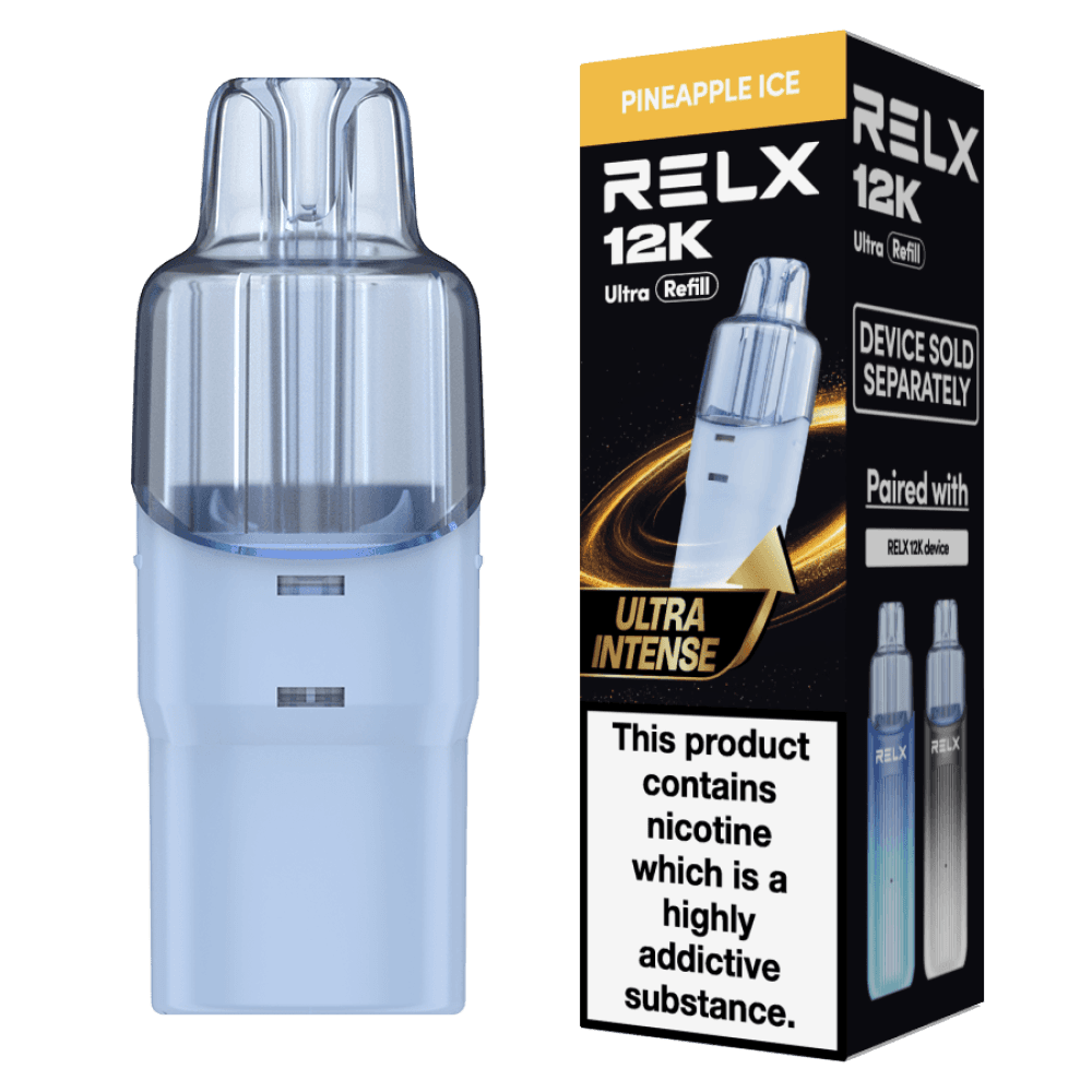 Pineapple Ice Relx 12k Ultra Refill Pods Pack of 5