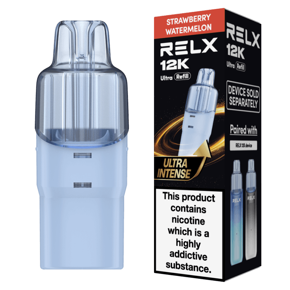 Strawberry Watermelon Relx 12k Ultra Refill Pods Pack of 5