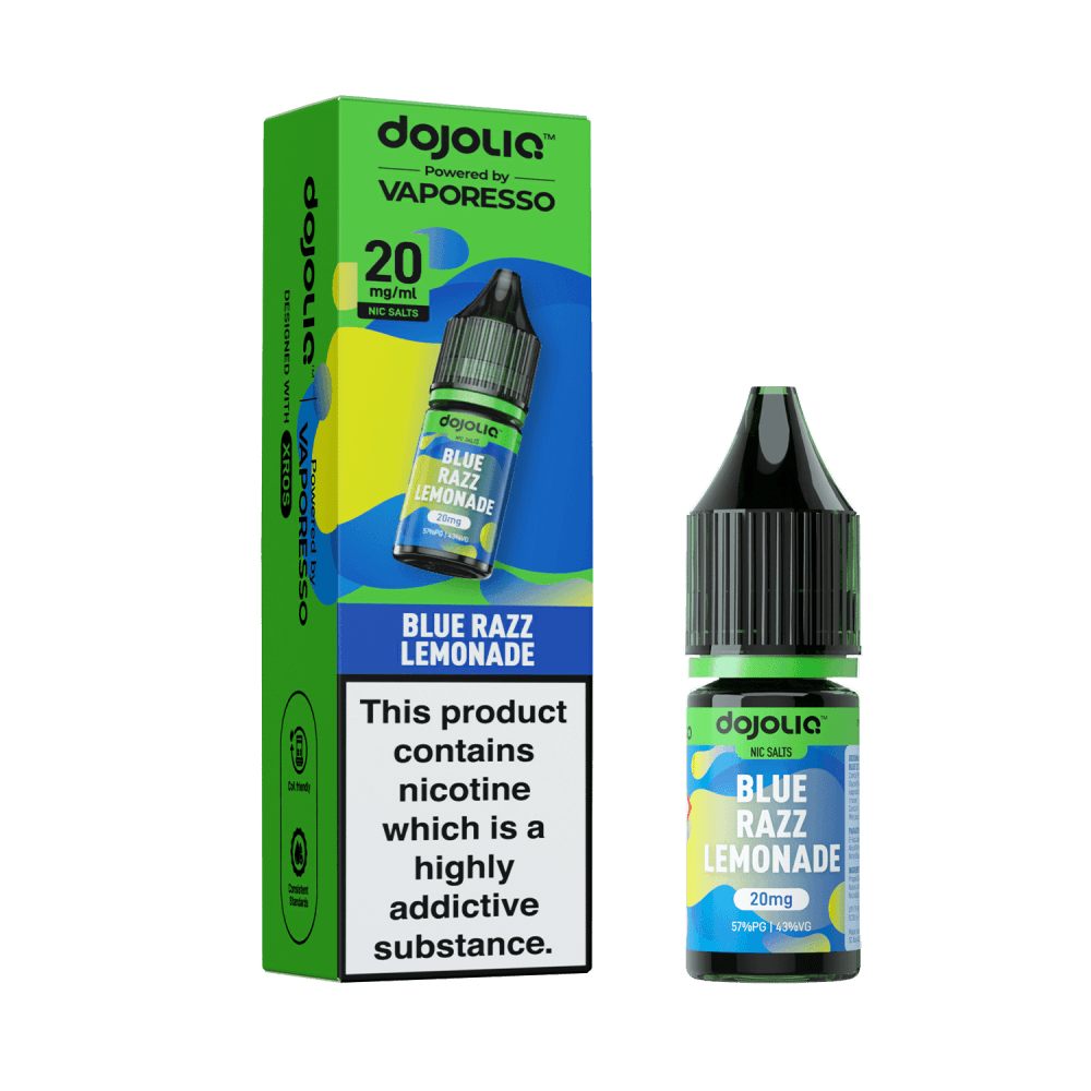 Blue Razz Lemonade / 10mg Vaporesso Dojo Liq 10ml Nic Salt Box of 10
