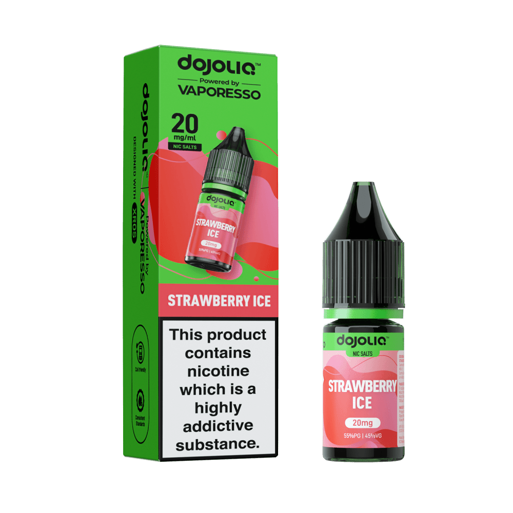 Strawberry Ice / 10mg Vaporesso Dojo Liq 10ml Nic Salt Box of 10