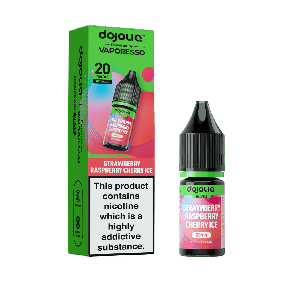 Strawberry Raspberry Ice / 10mg Vaporesso Dojo Liq 10ml Nic Salt Box of 10