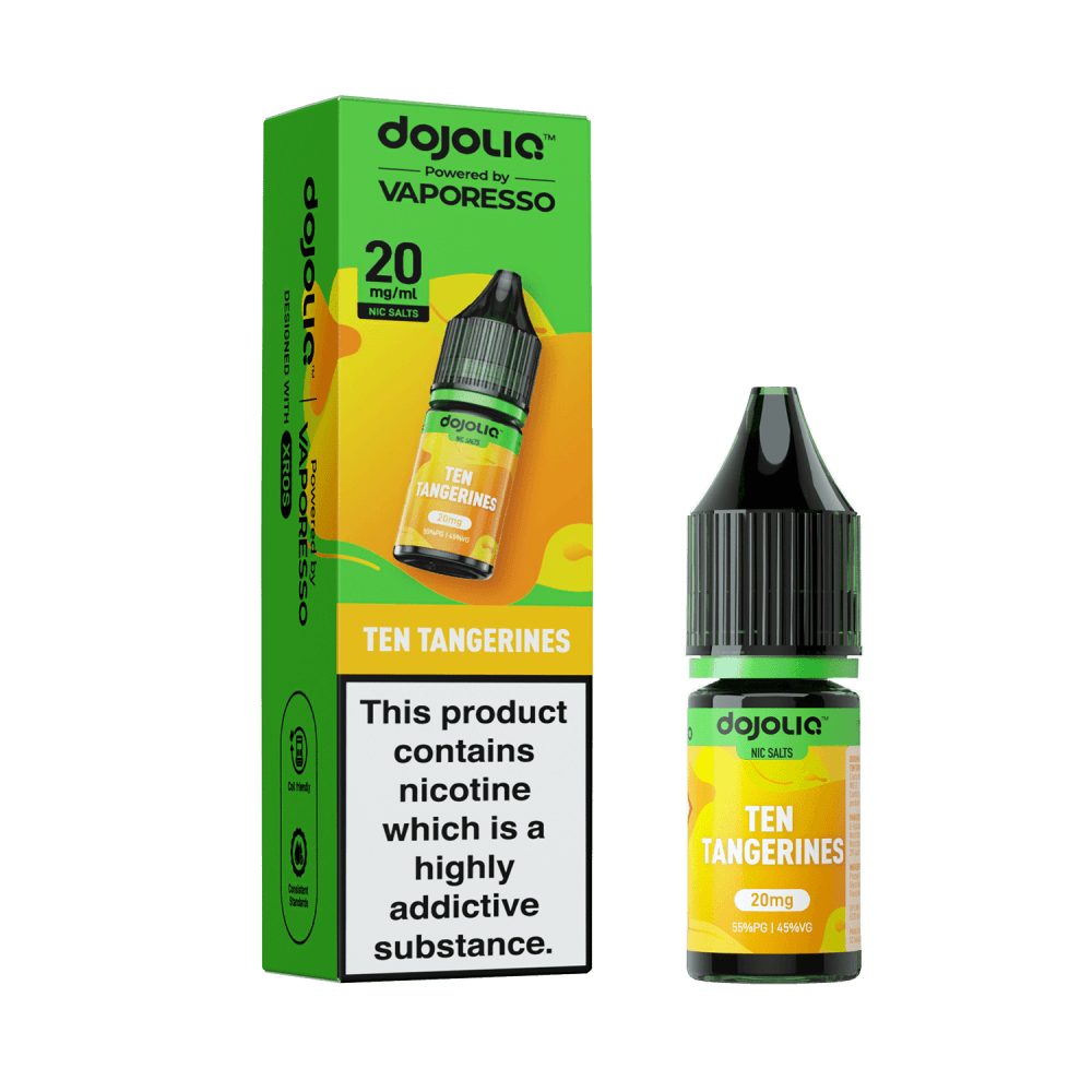 Ten Tangerines / 10mg Vaporesso Dojo Liq 10ml Nic Salt Box of 10
