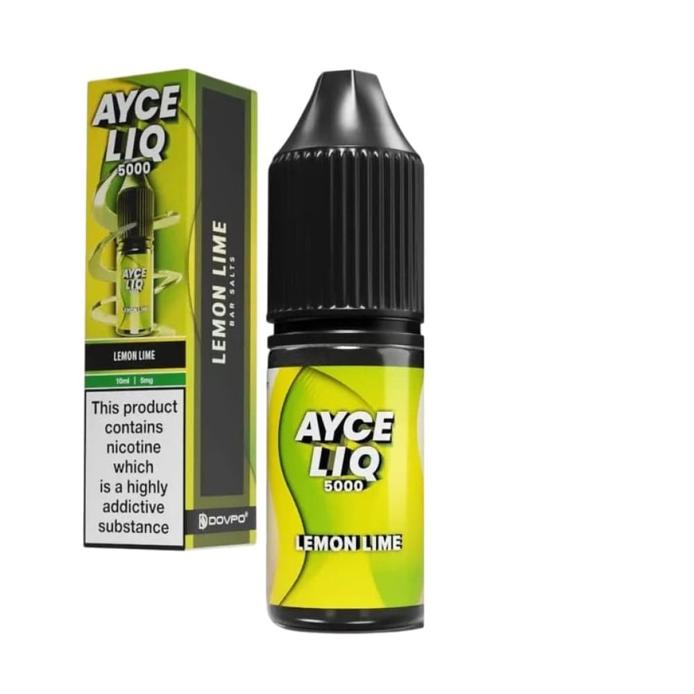 Lemon Lime / 10mg Dovpo Ayce Liq 5000 Nic Salt 10ml E-Liquid Box of 10