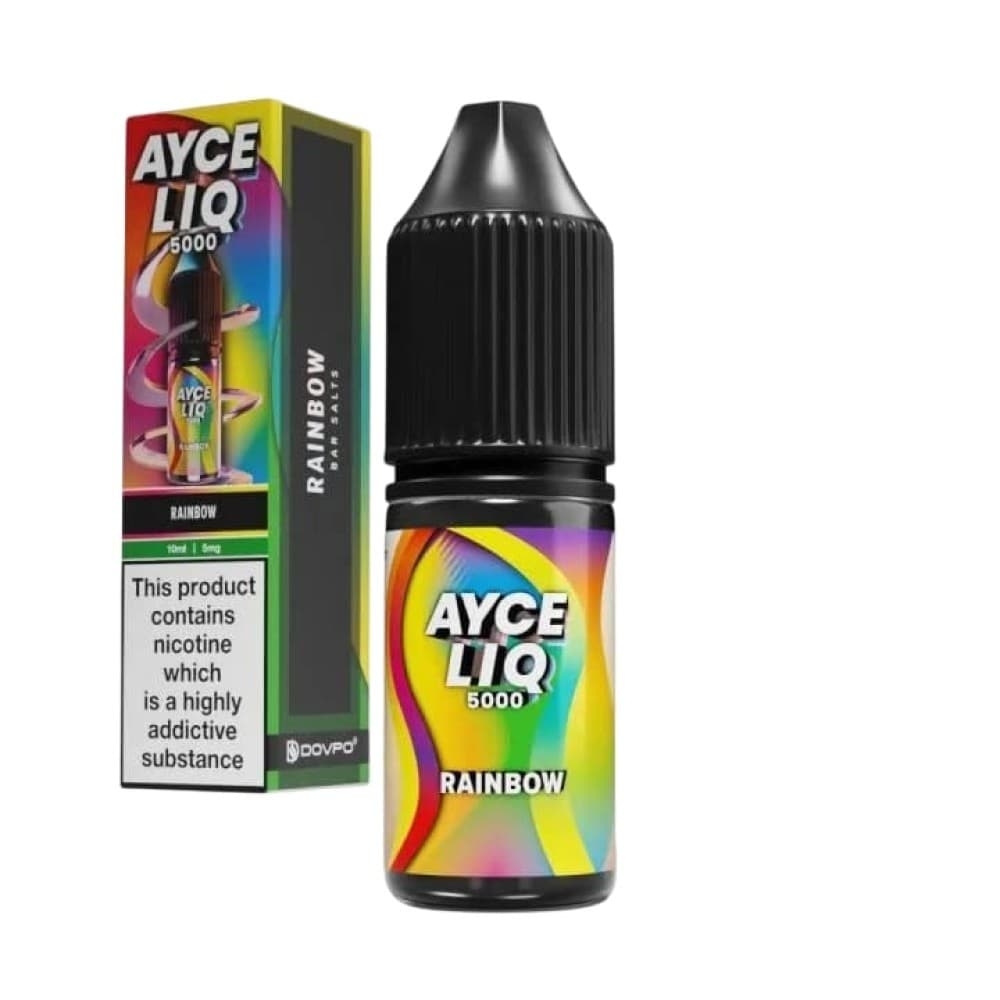 Rainbow / 10mg Dovpo Ayce Liq 5000 Nic Salt 10ml E-Liquid Box of 10