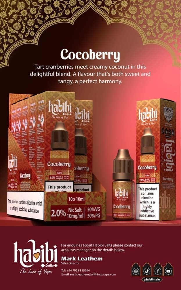 Cocoberry / 10mg Habibi Salts Nic Salt 10ml E-Liquid Box of 10