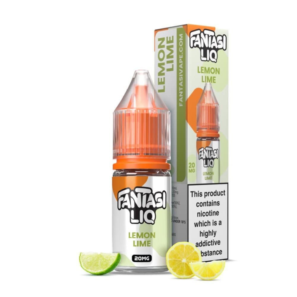 Lemon Lime / 10mg Fantasi Liq Nic Salt 10ml E-Liquid Box of 10