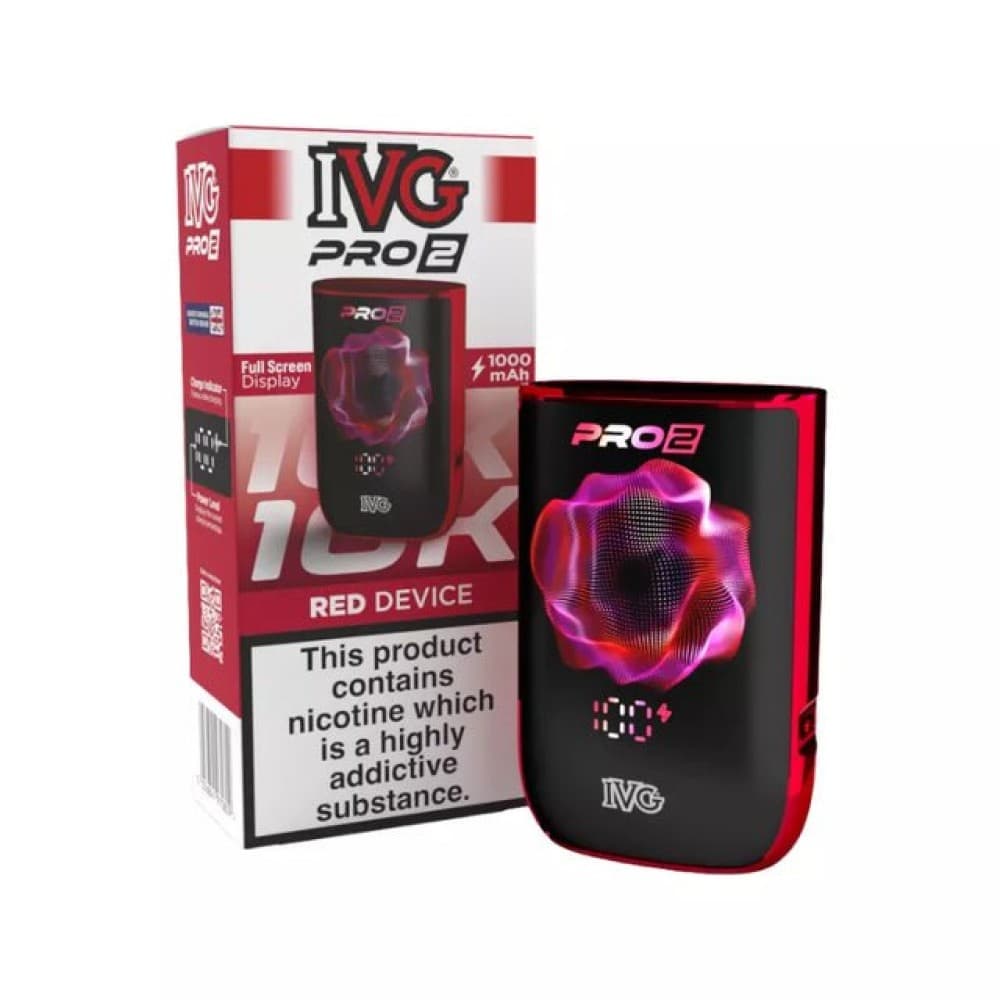 Red IVG Pro 2 Vape Starter Kit Box of 5