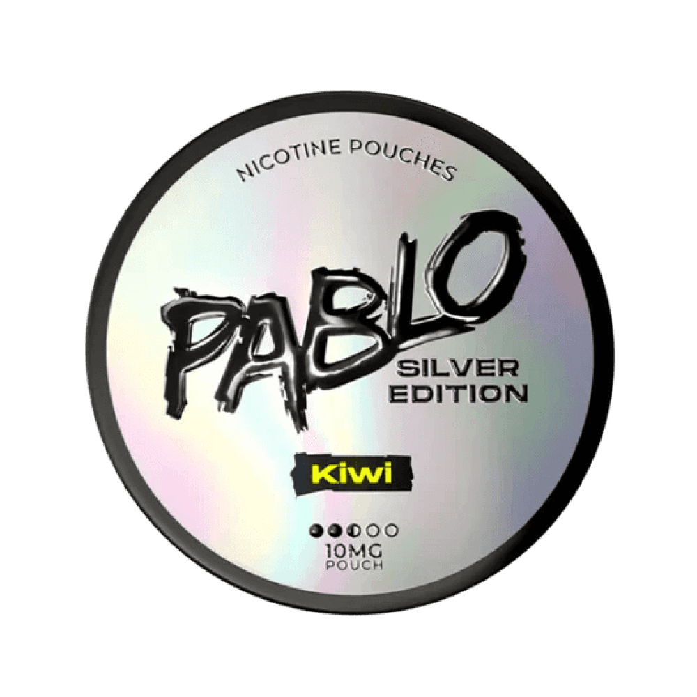Kiwi / 10.15mg Pablo Silver Edition Nicotine Pouches Pack of 10