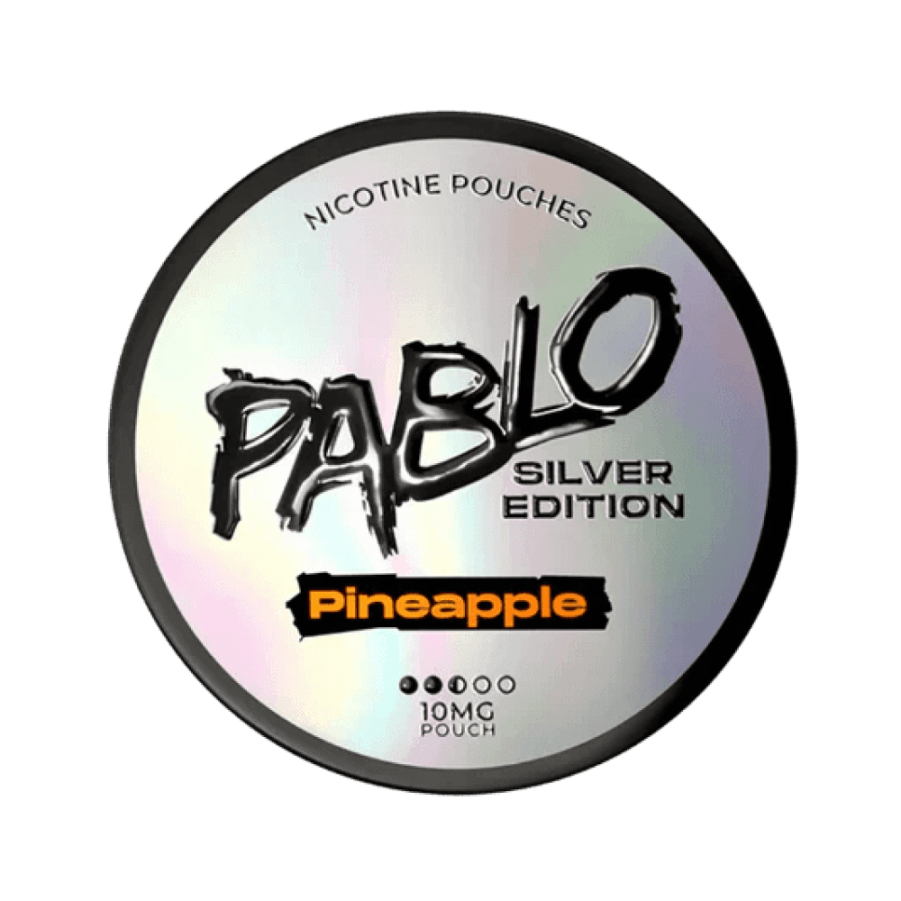 Pineapple / 10.15mg Pablo Silver Edition Nicotine Pouches Pack of 10