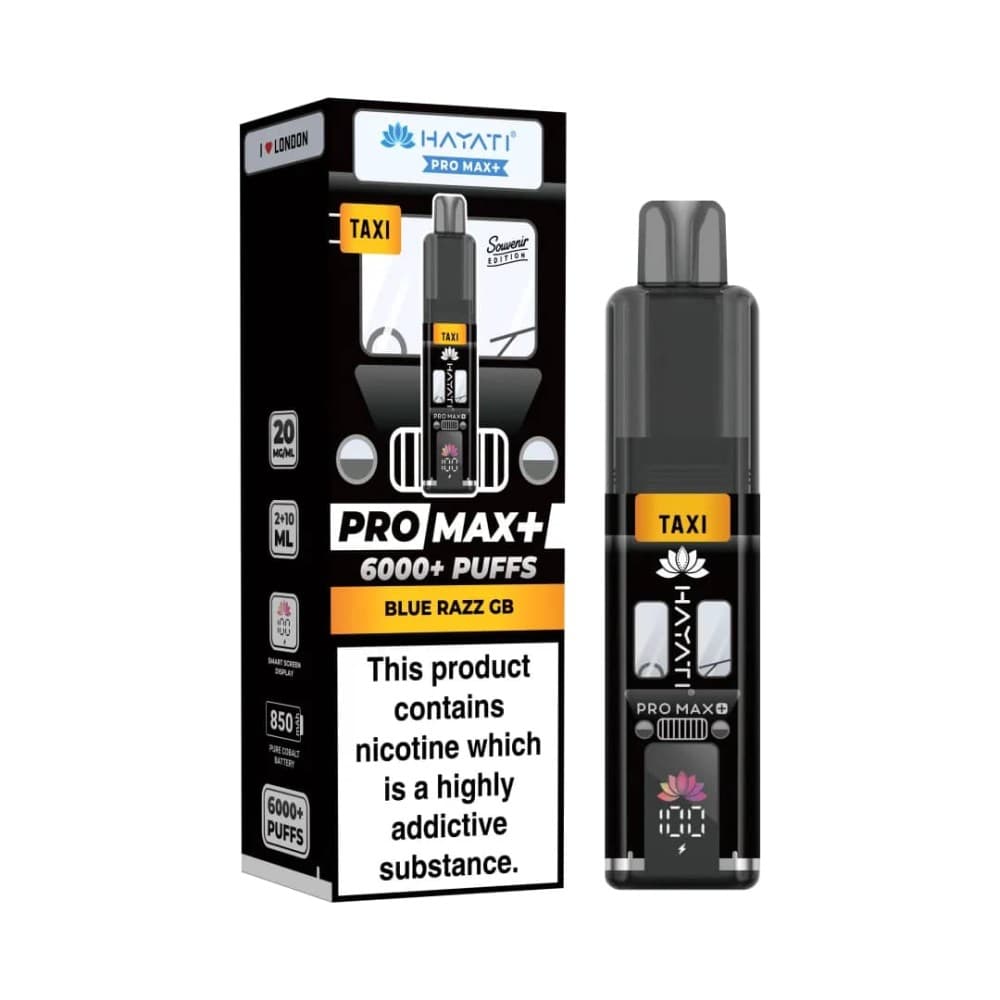 Blue Razz GB - Taxi Hayati Pro Max + 6k Souvenir Edition Vape Kit