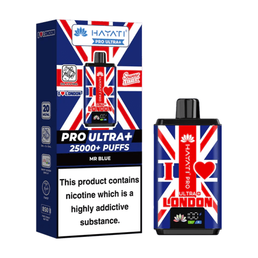 Mr Blue - I Love London Hayati Pro Ultra + 25k Souvenir Edition Vape Kit