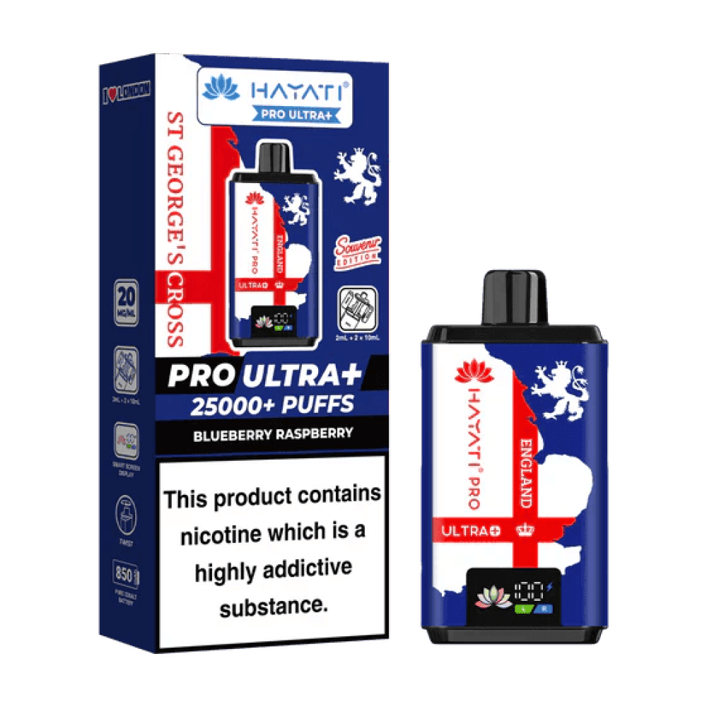 Blue Raspberry - St. George's Cross Hayati Pro Ultra + 25k Souvenir Edition Box of 5