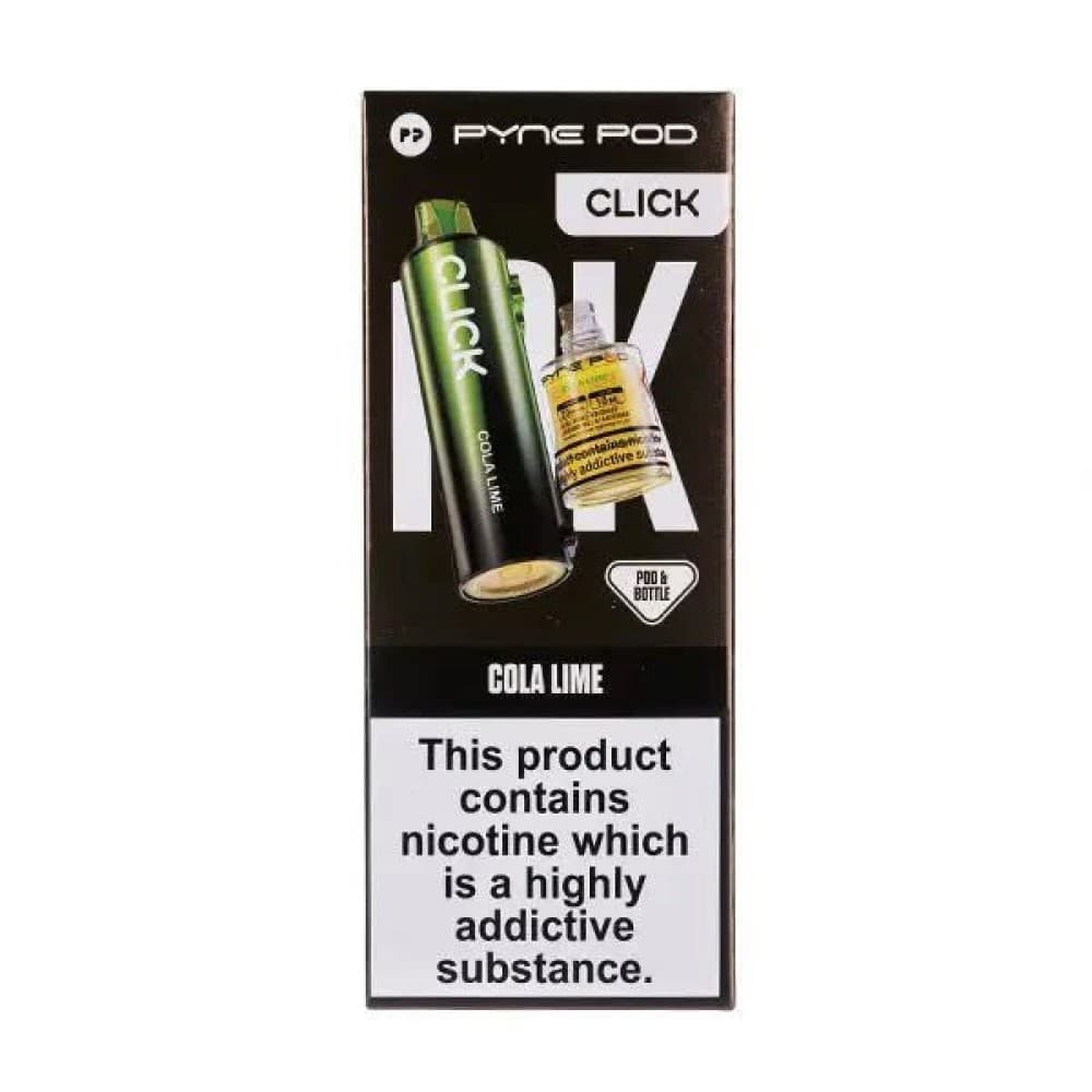 Cola Lime / 20mg Pyne Pod Click 50k Replacement Pods - Pack of 5