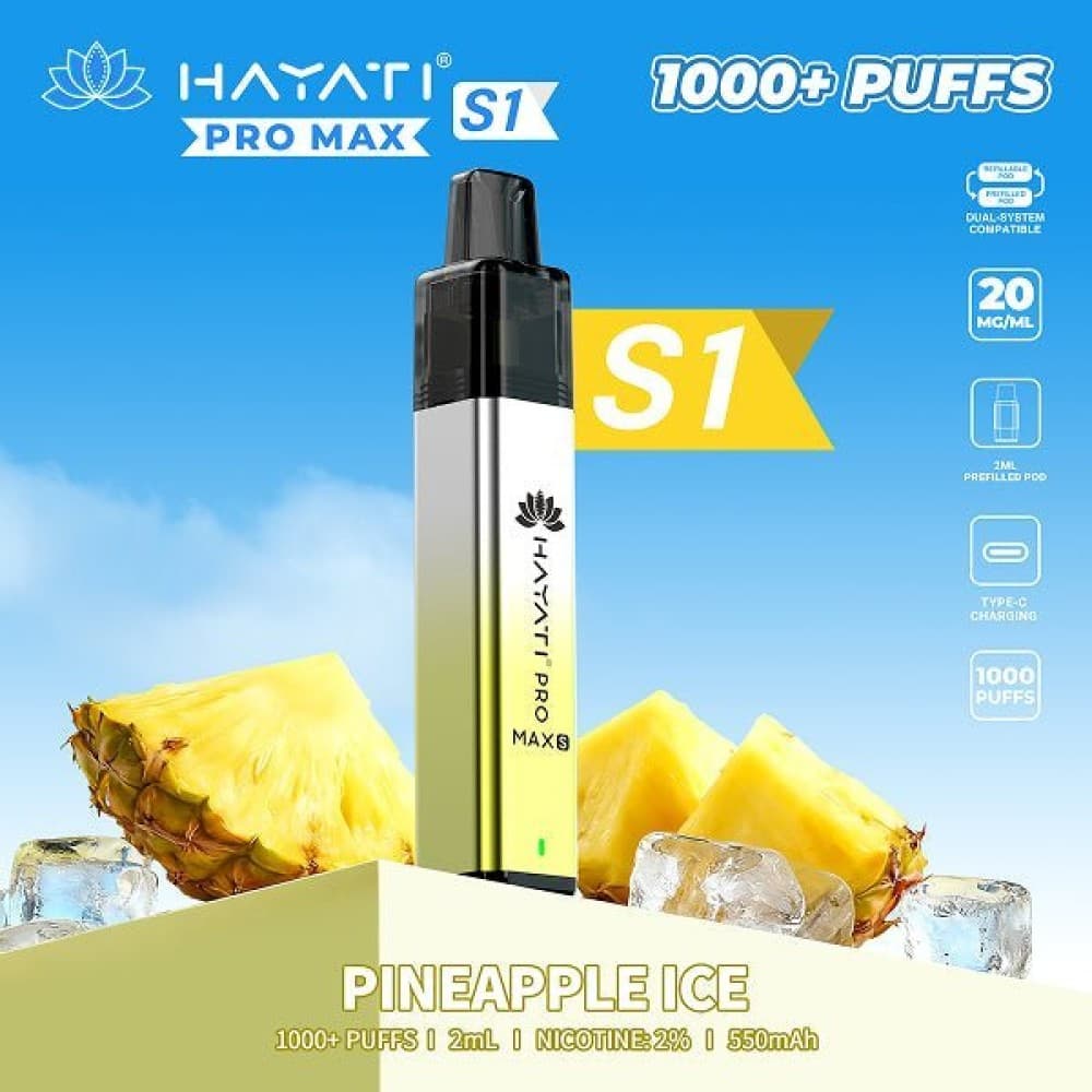 Pineapple Ice Hayati Pro Max S1 Vape